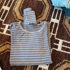 Brandy Melville brown striped long sleeve shirt